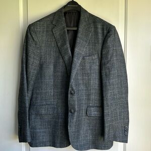 Joseph Abound Blue and Black Sportcoat - 42 Short